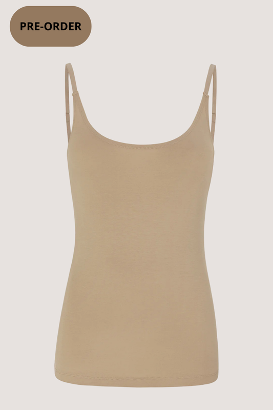 ESMÉ - ESPENELOPE SINGLET TOP - BLEACHED SAND
