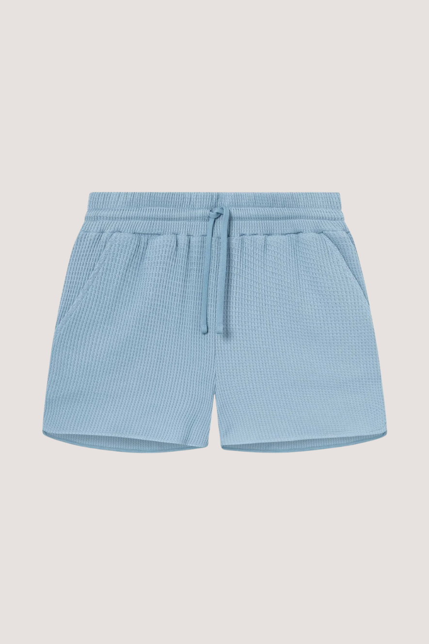 NIKBEN - WAFFLE LOW SHORTS - SKY
