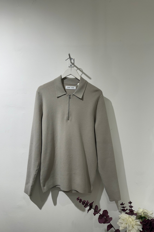 SAMSØE SAMSØE - GUNA HALF ZIP - MOONSTRUCK