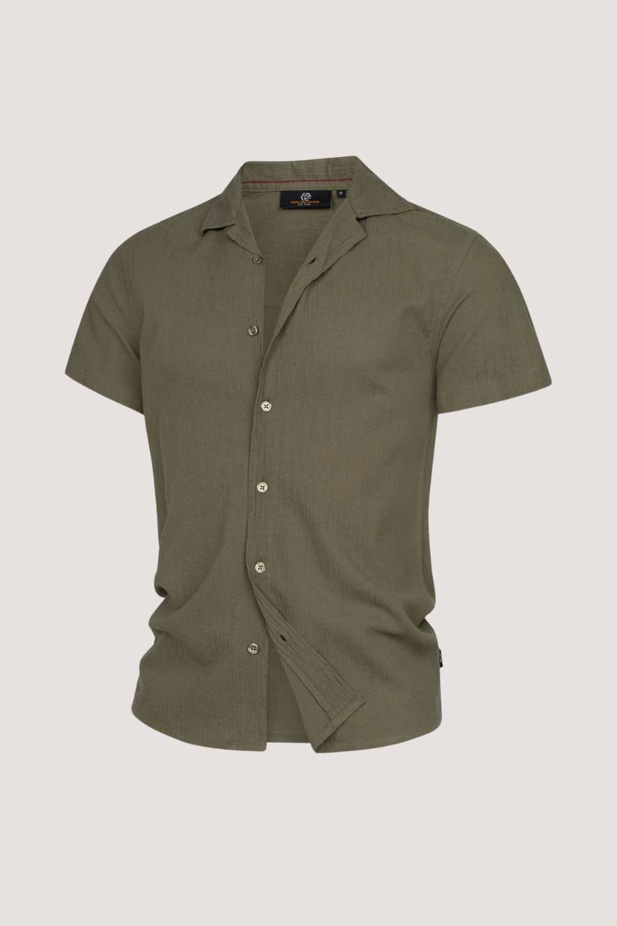 INDICODE - INGEORGIE SHIRT - COVERT GREEN