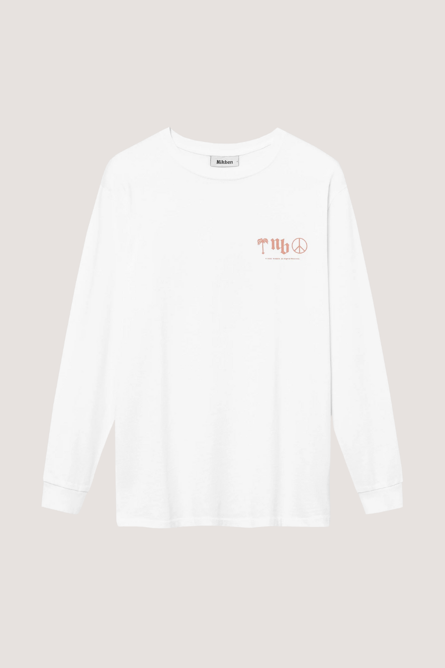 NIKBEN - SOUVENIR LS T-SHIRT - WHITE