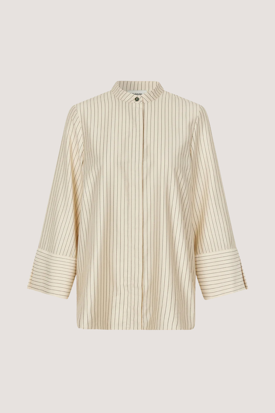 MODSTRÖM - ISABEL SHIRT - SUMMER SAND PINSTRIPE