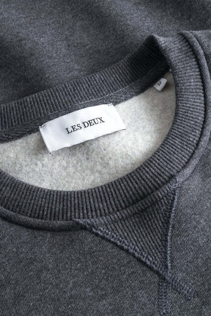 LES DEUX - PIECE 2.0 SWEATSHIRT - CHARCOLA MELANGE