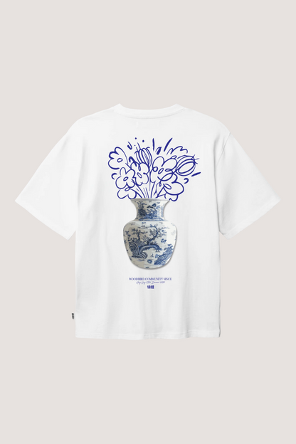 WOODBIRD - WBBEAM MING TEE - WHITE