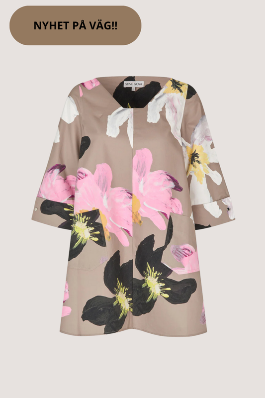 STINE GOYA - RELAXED MINI DRESS - WILD FLOWERS