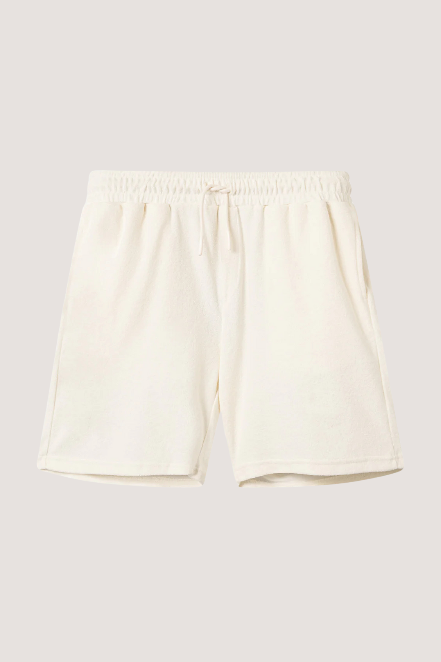 NIKBEN - TERRY SHORTS - OFF WHITE