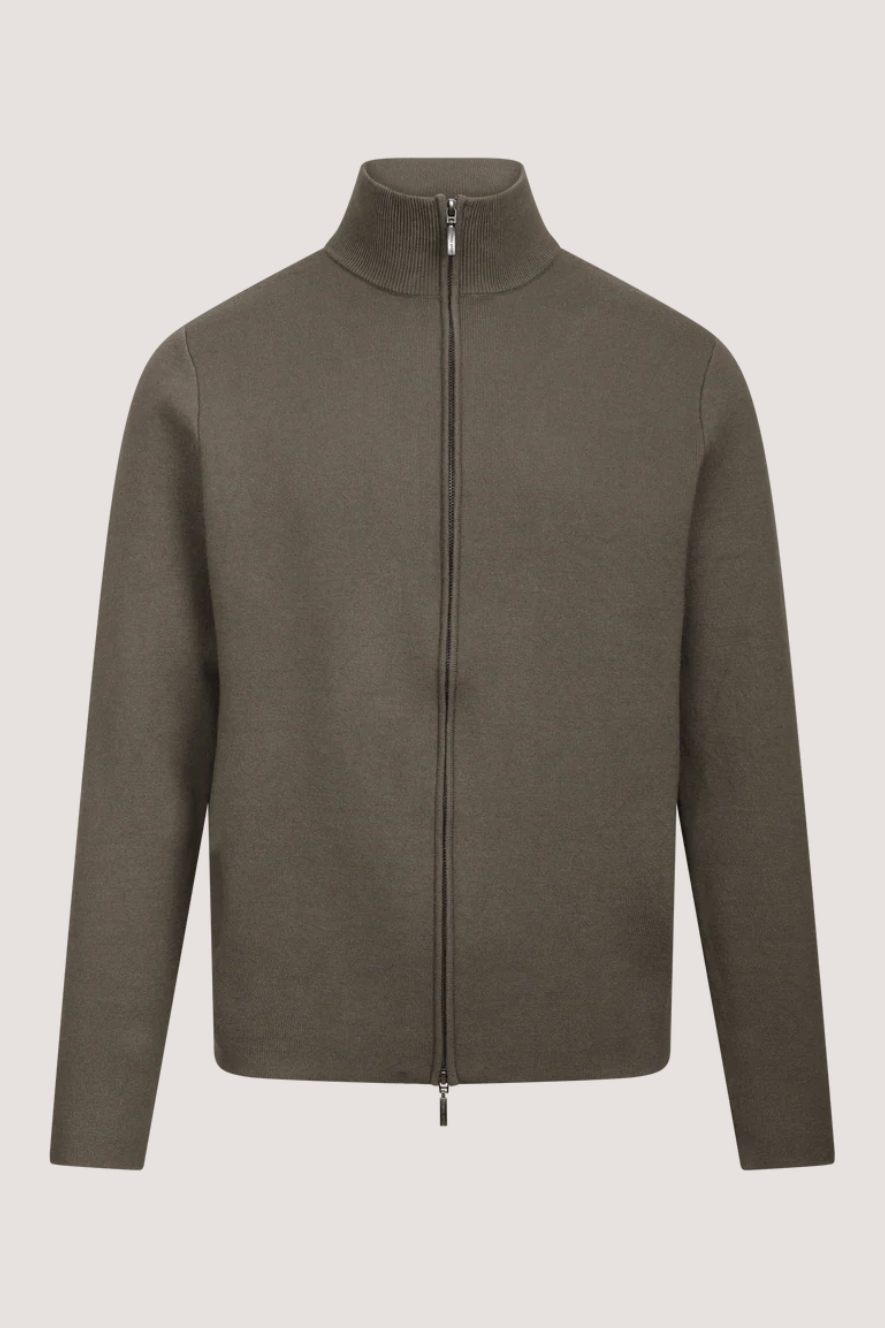 URBAN PIONEERS - NATHAN CARDIGAN - OLIVE