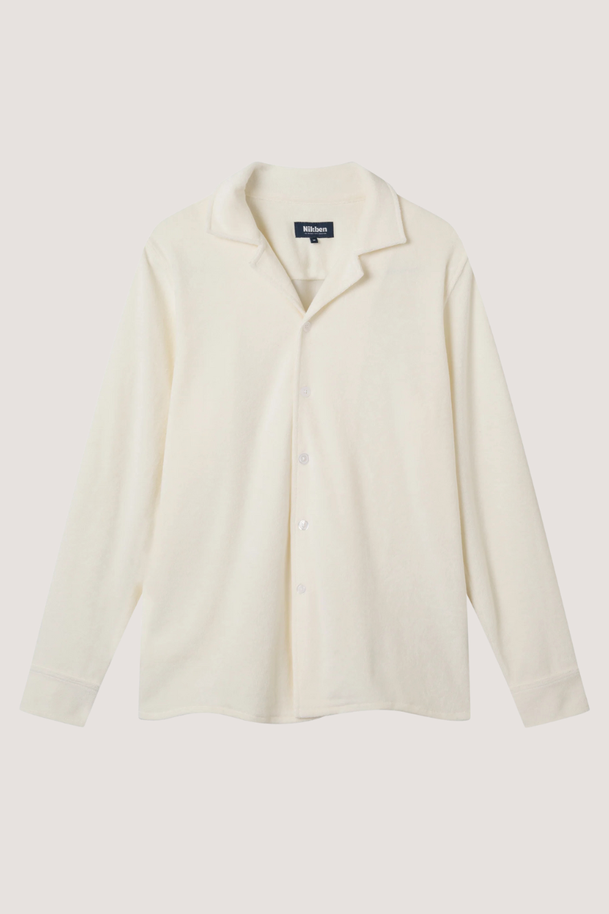 NIKBEN - TERRY BOWLING LS - OFF WHITE