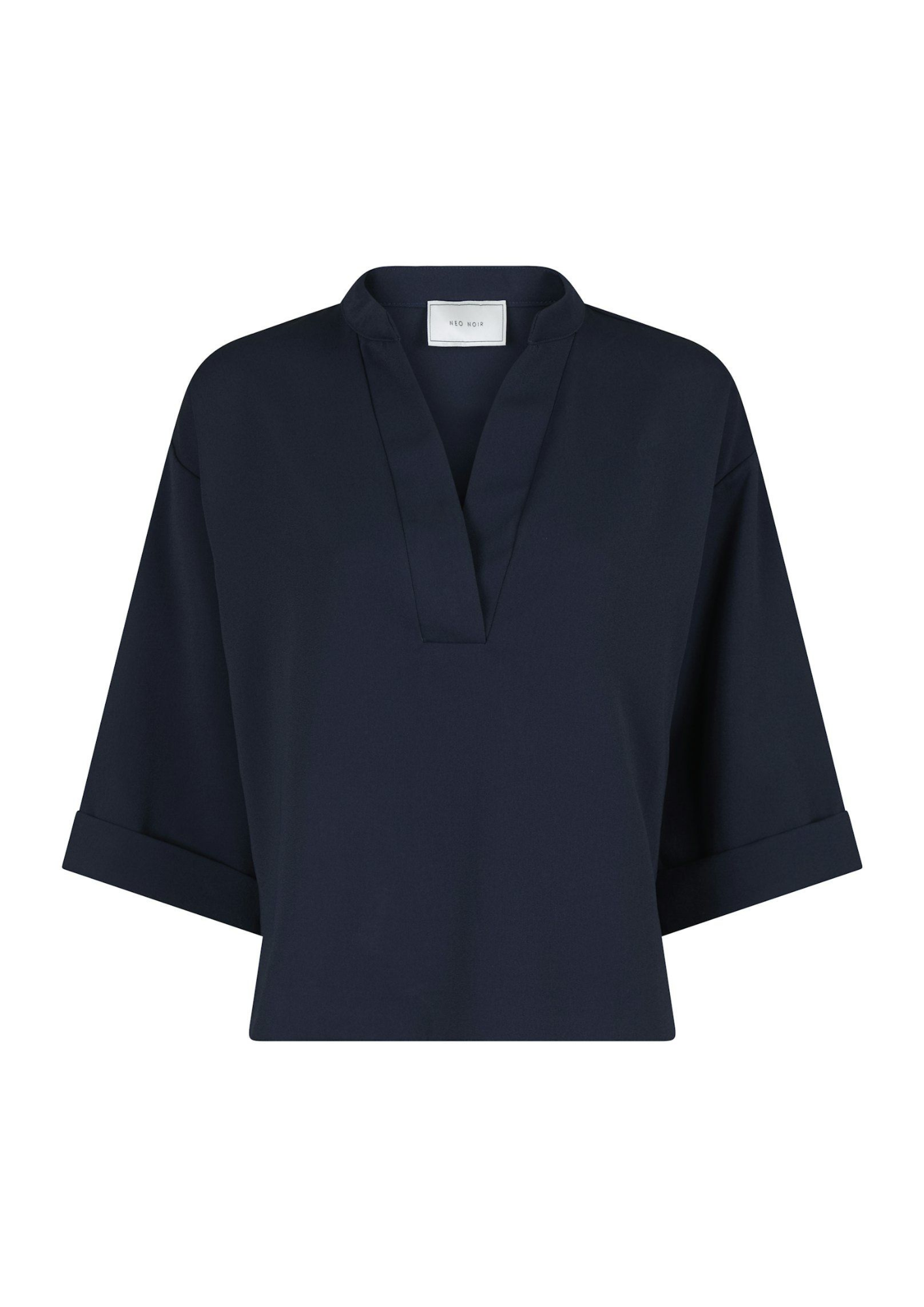 NEO NOIR - LUMA CREPE BLOUSE - NAVY