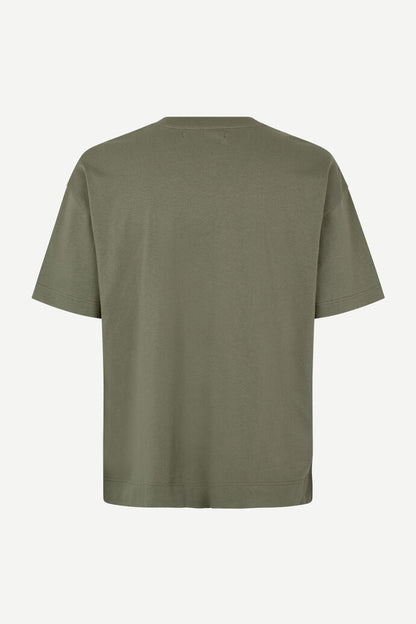 SAMSØE SAMSØE - JOEL T- SHIRT - DUSTY OLIVE