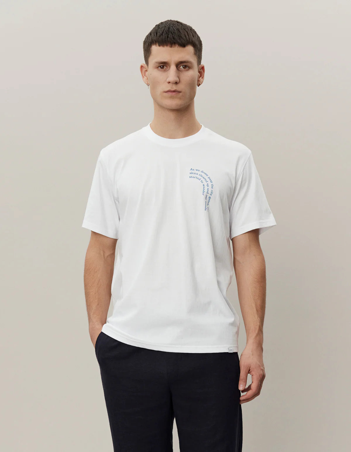 LES DEUX - COASTAL T-SHIRT - WHITE