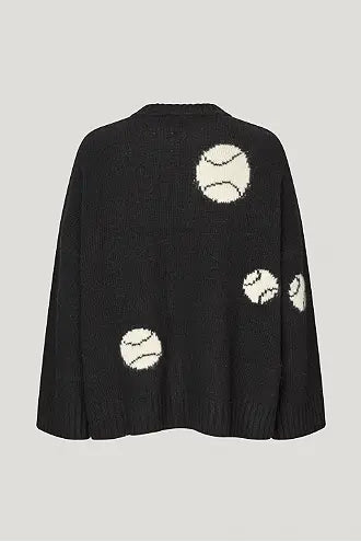 BAUM UND PFERDGARTEN - CRISSA KNIT - BLACK TENNISBALL