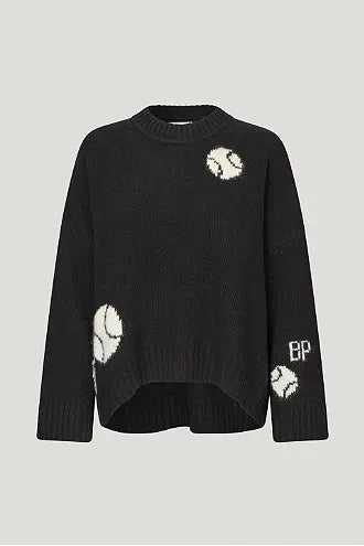 BAUM UND PFERDGARTEN - CRISSA KNIT - BLACK TENNISBALL