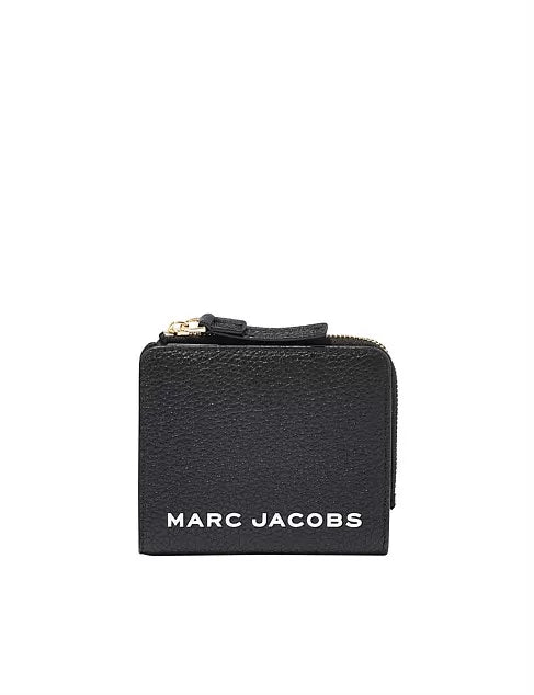 MARC JACOBS - MINI COMPACT ZIP WALLET - NEW BLACK