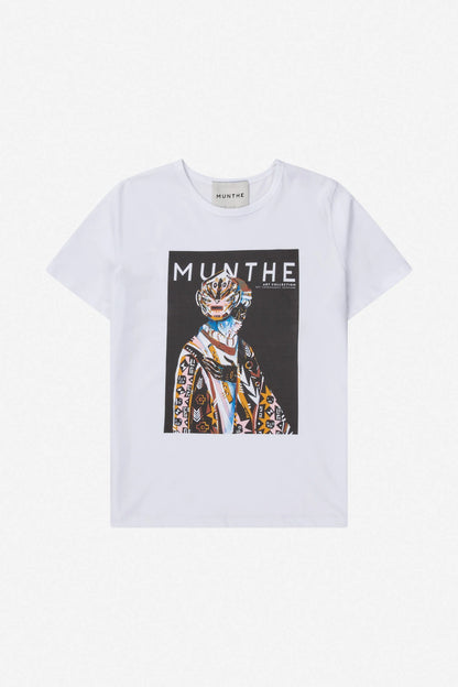 MUNTHE - TORIA T-SHIRT - WHITE