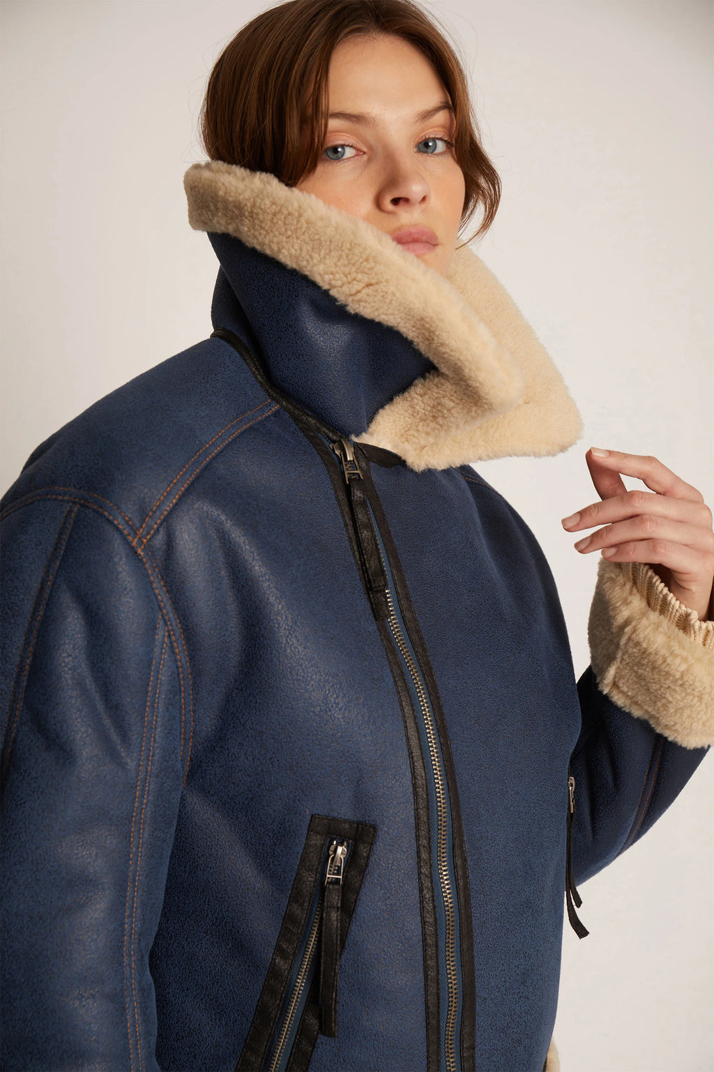 MUNTHE - TISHIA JACKET - BLUE