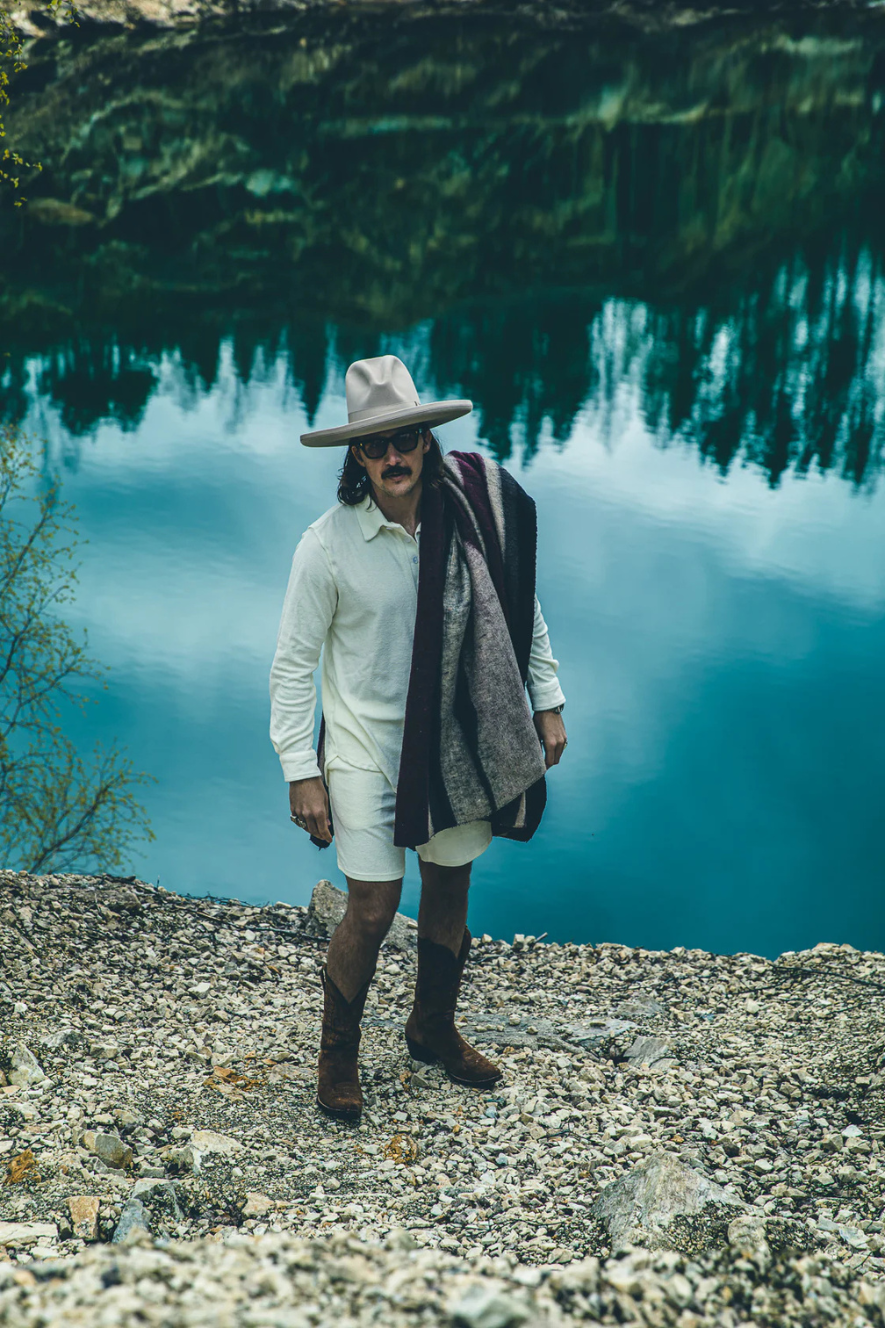 NECK BEN - TERRY SHORTS - OFF WHITE