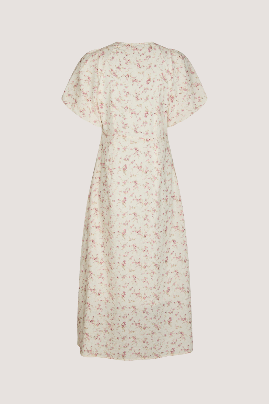 NEO NOIR - ILLANA PRINT DRESS - DUSTY ROSE