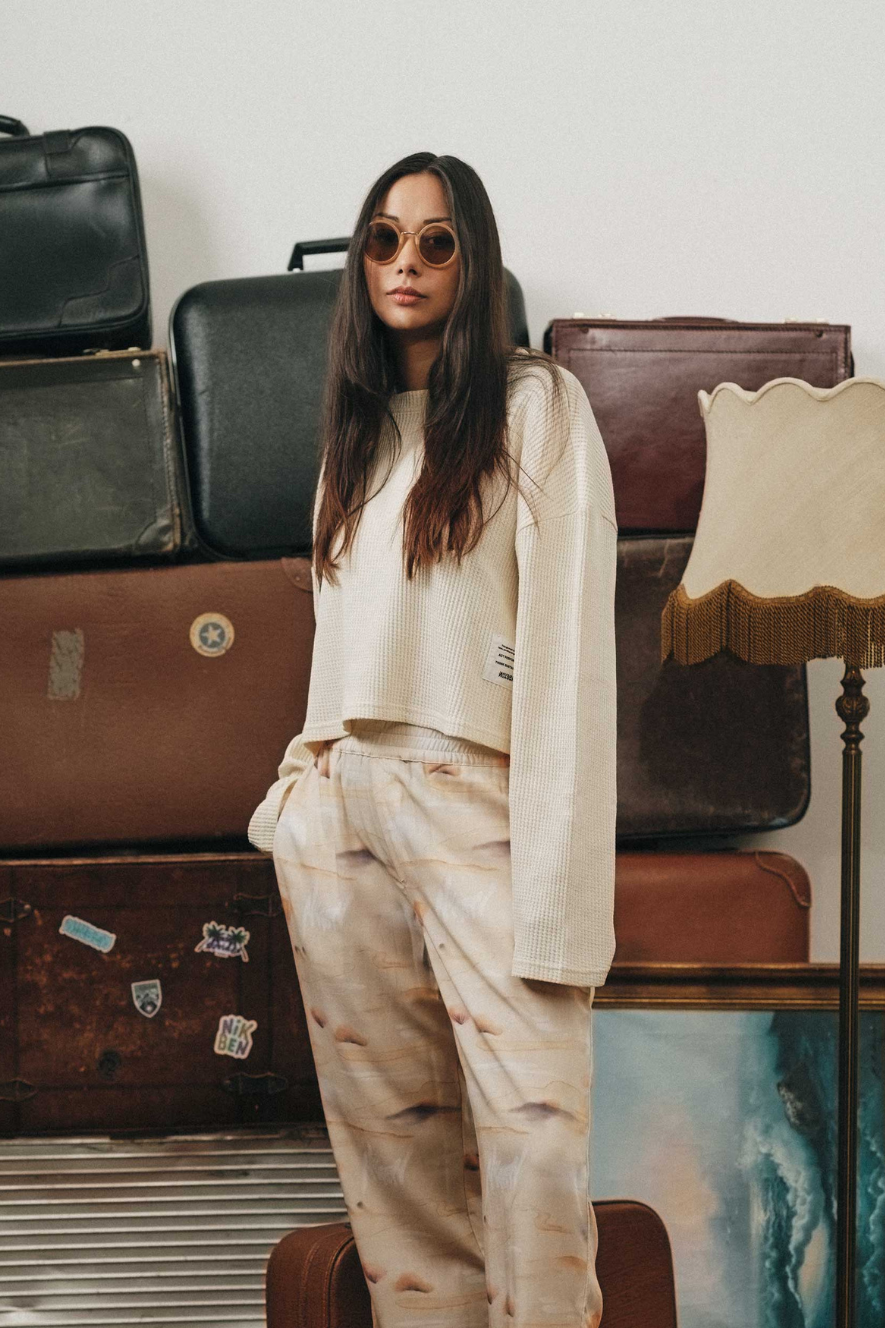 NIKBEN - WAFFLE CROPPED BOX - VANILLA