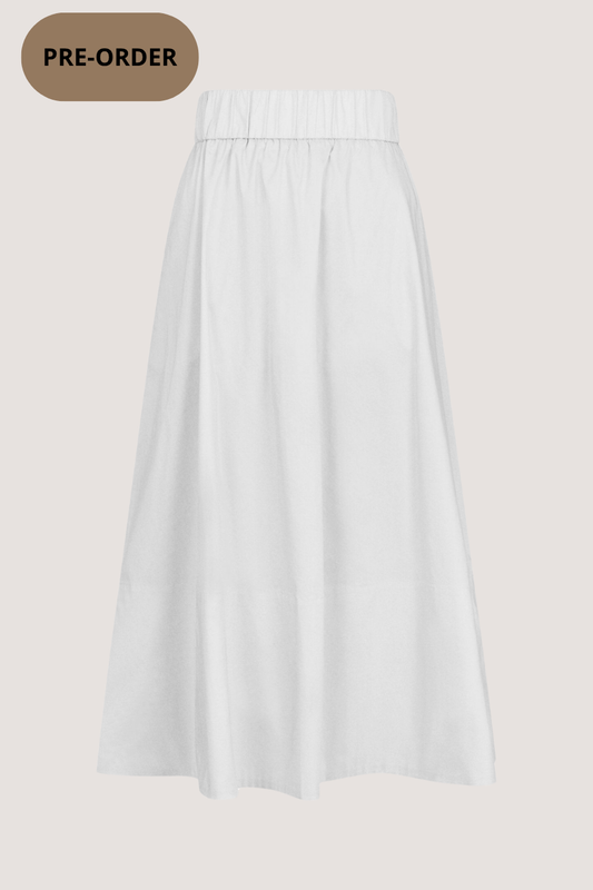 NEO NOIR - YARA POPLIN SKIRT - WHITE