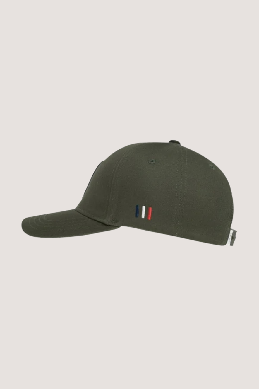 LES DEUX - ENCORE ORGANIC BASEBALL CAP - DUSTY MOSS/BLACK