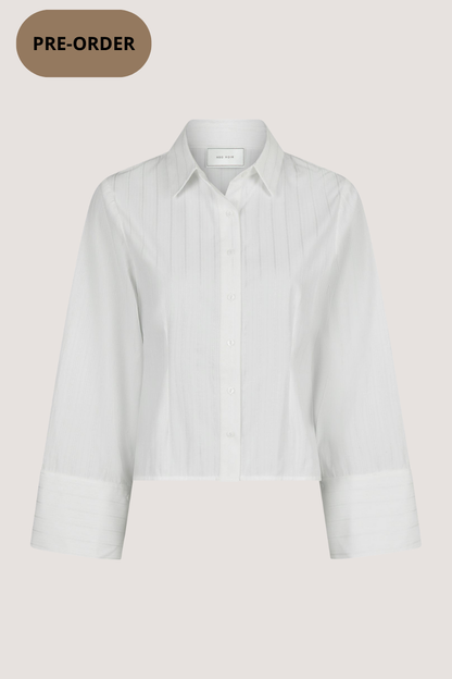NEO NOIR - ROSA SOLID SHIRT - WHITE