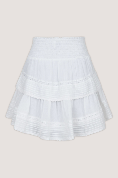 NEO NOIR - KENIA S VOILE SKIRT - WHITE