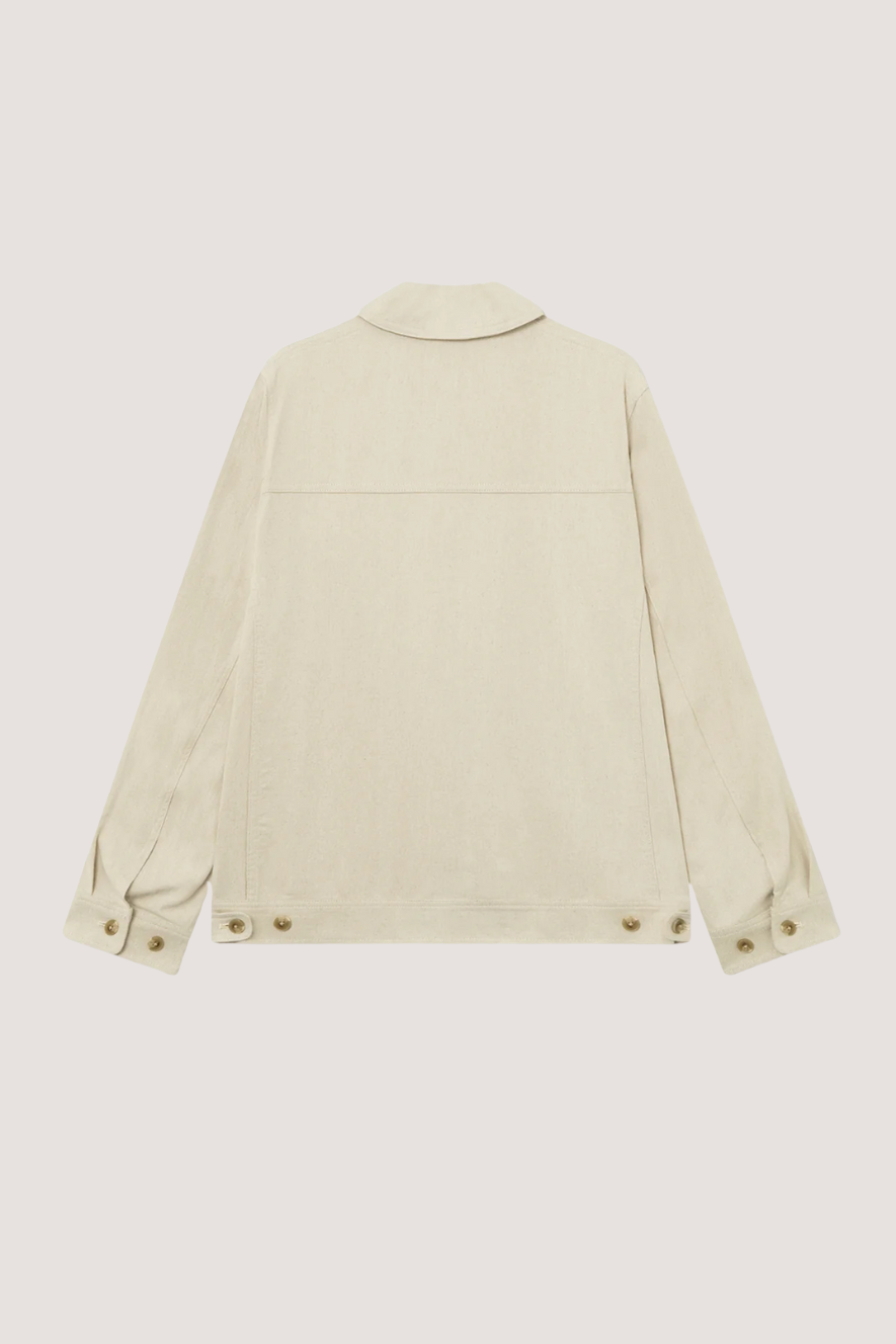 LES DEUX - MICAH CASUAL TWILL JACKET - IVORY