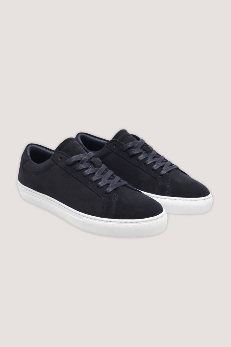 LES DEUX - THEODOR SUEDE SNEAKER - DARK NAVY