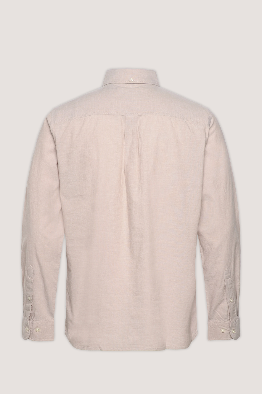 LES DEUX - KENT CHAMBRYA SHIRT - DARK SAND