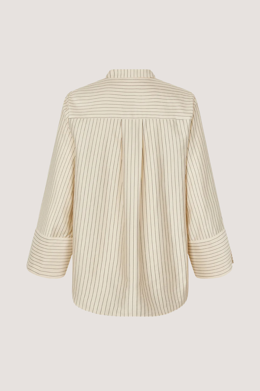MODSTRÖM - ISABEL SHIRT - SUMMER SAND PINSTRIPE