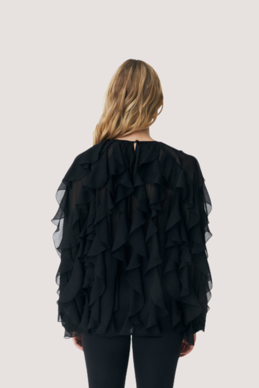 CRÁS - RYACRAS BLOUSE - BLACK