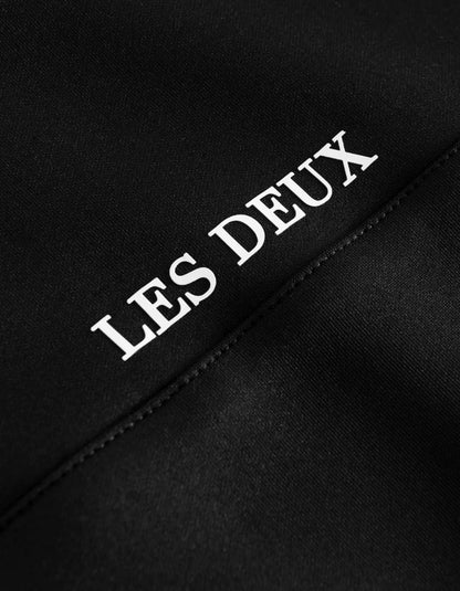 LES DEUX - BALLIER TRACK HALF-ZIP - BLACK