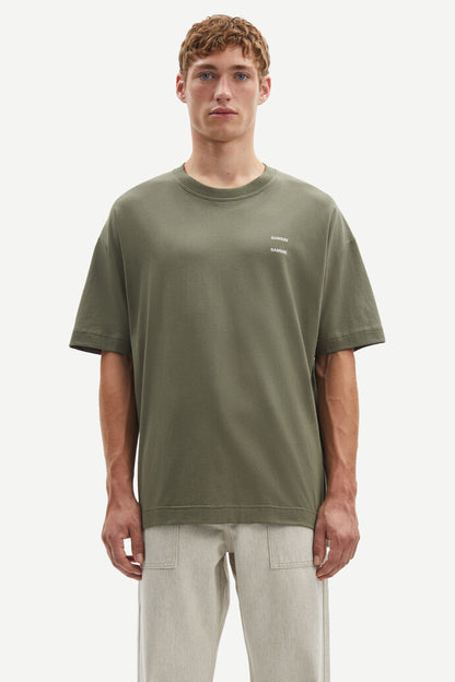 SAMSØE SAMSØE - JOEL T- SHIRT - DUSTY OLIVE