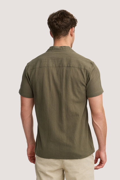 INDICODE - INGEORGIE SHIRT - COVERT GREEN