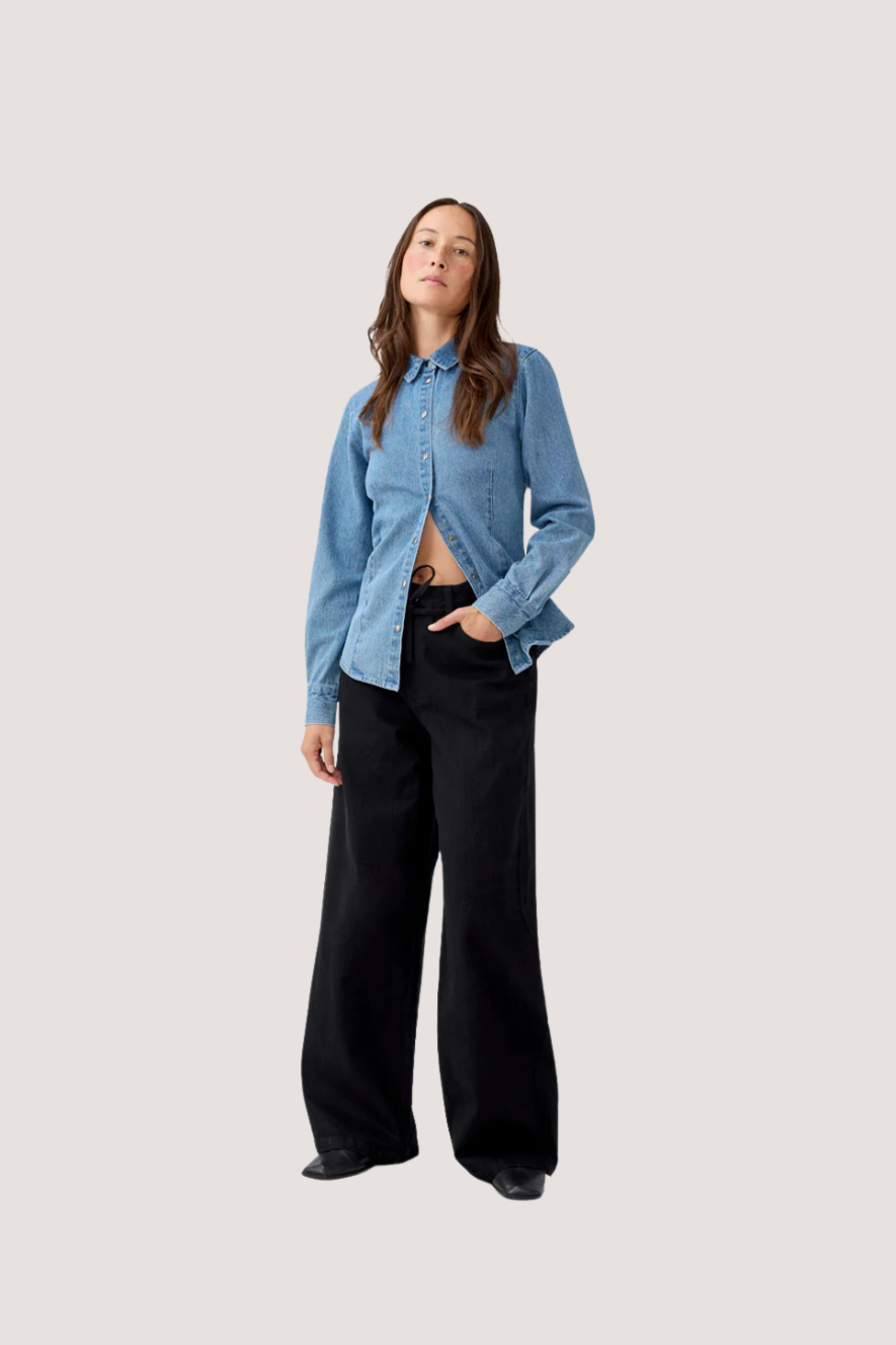 MODSTRÖM - ISOLDEMD SOLID PANTS - BLACK