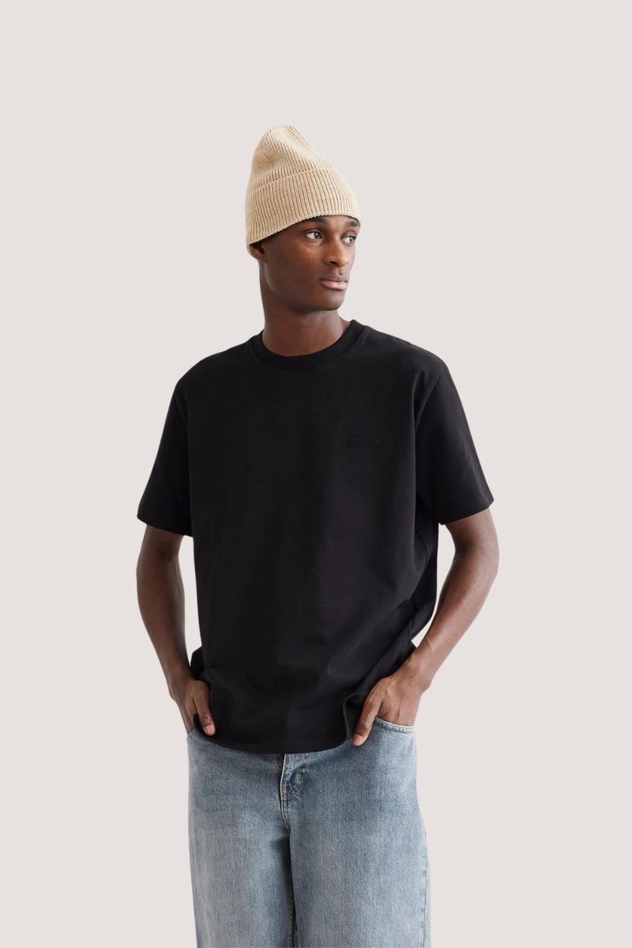 WOODBIRD - WBBAINE BASE TEE - BLACK