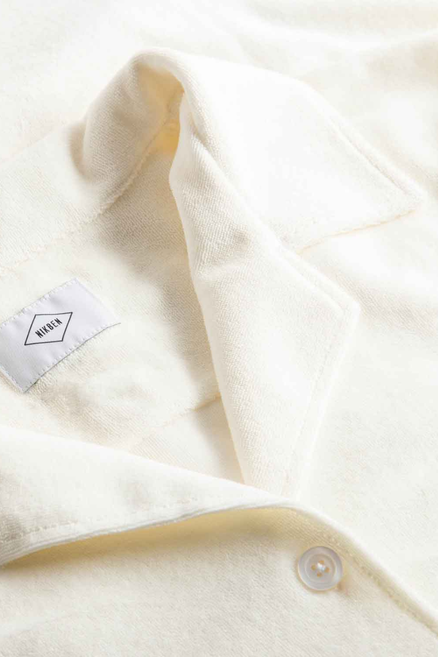 NIKBEN - TERRY BOWLING LS - OFF WHITE