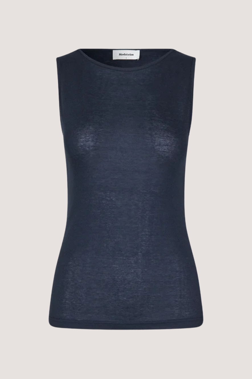 MODSTRÖM - HARPERMD TOP - NAVY SKY