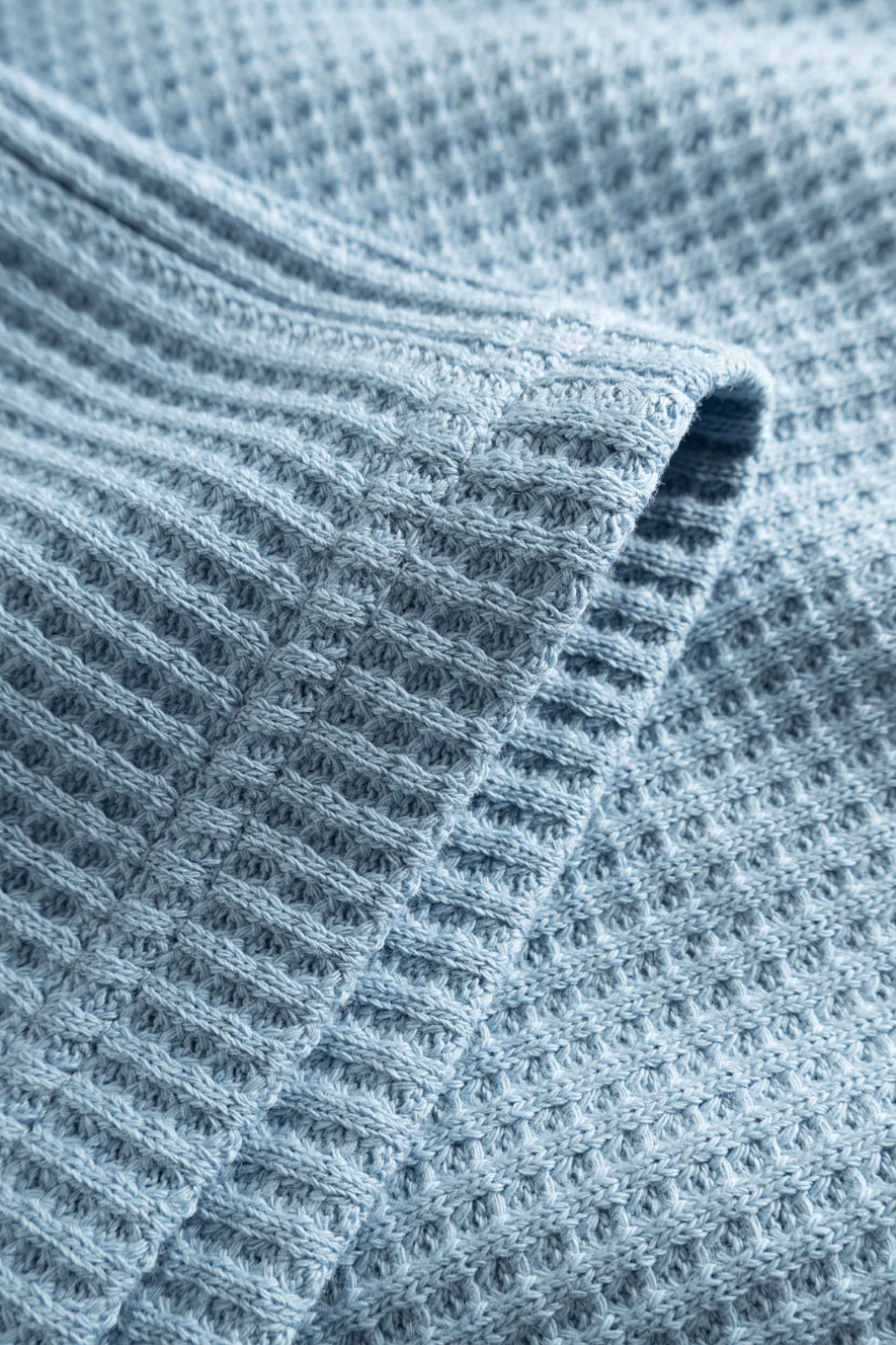 NIKBEN -  WAFFLE SHORTS - SKY