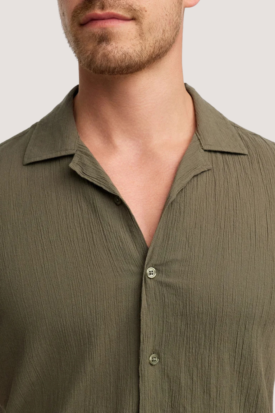 INDICODE - INGEORGIE SHIRT - COVERT GREEN