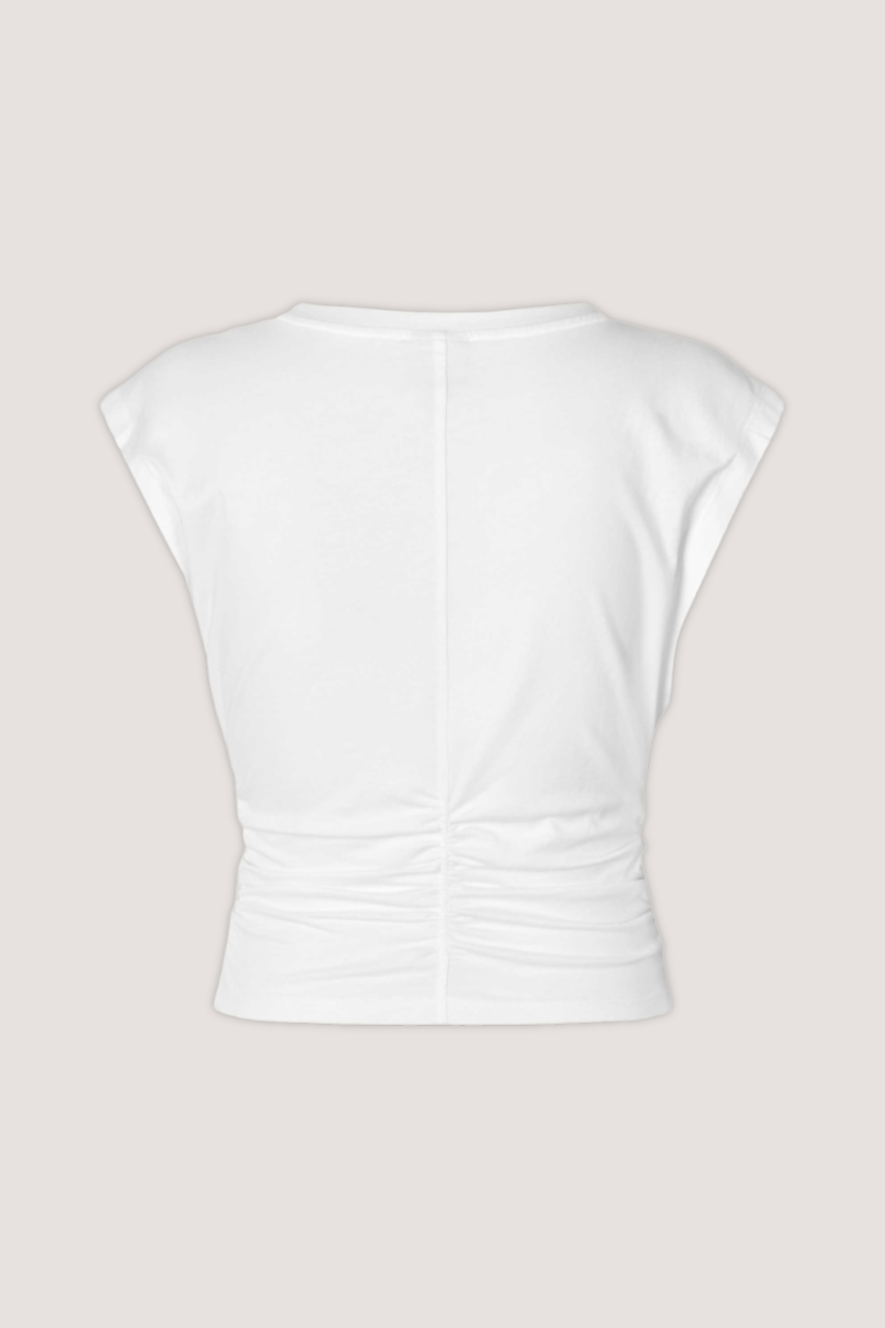 BAUM UND PFERDGARTEN - JELONA T-SHIRT - WHITE MAHOGANY LOGO