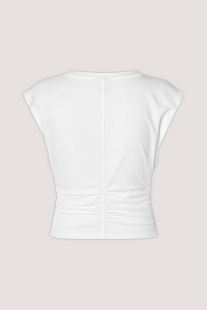 BAUM UND PFERDGARTEN - JELONA T-SHIRT - WHITE MAHOGANY LOGO