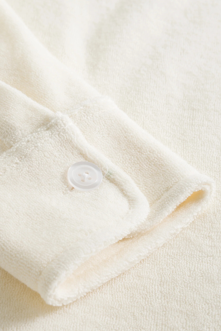 NIKBEN - TERRY BOWLING LS - OFF WHITE