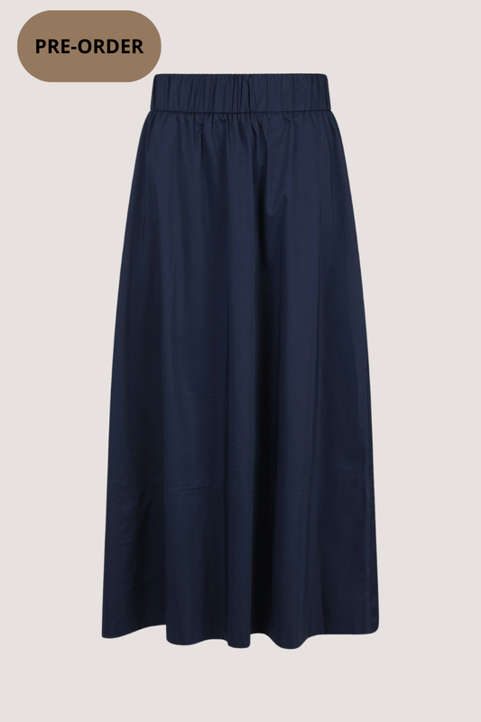NEO NOIR - YARA POPLIN SKIRT - NAVY
