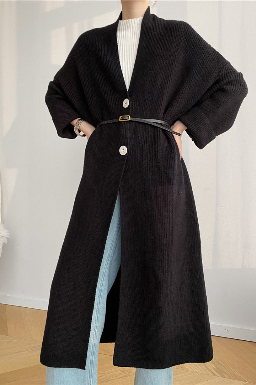 Medellång Cardigan Kofta