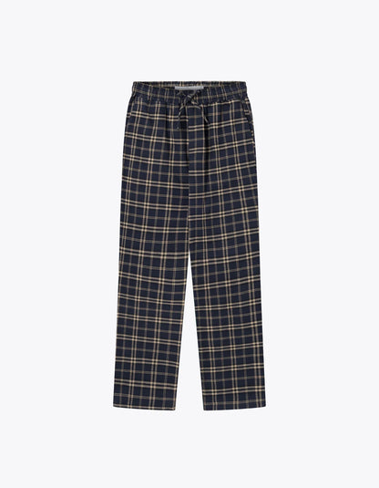 LES DEUX - LUDWIG FLANNEL PYJAMAS - DARK NAVY