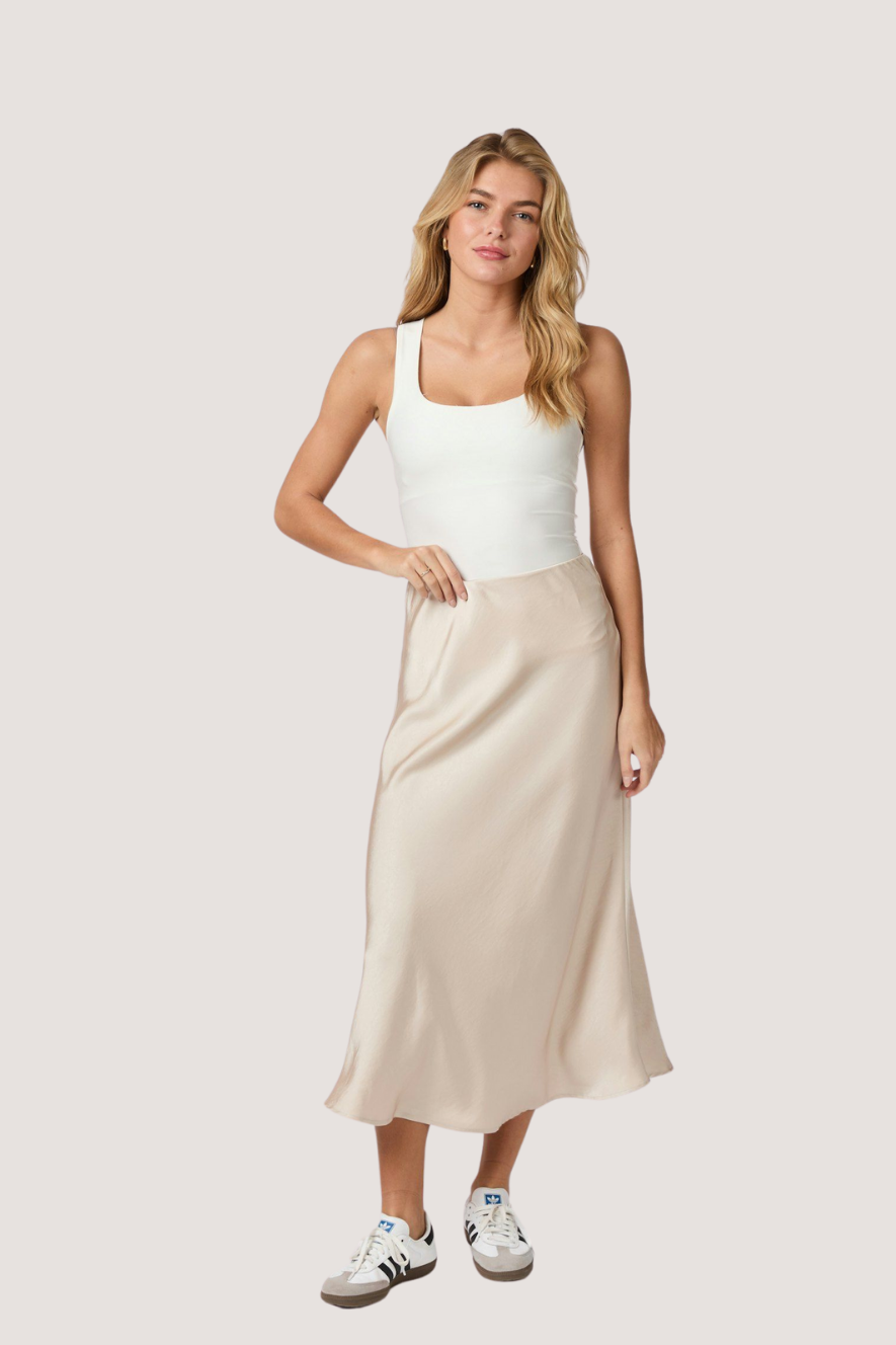 NEO NOIR - BOVARY SKIRT - CHAMPAGNE