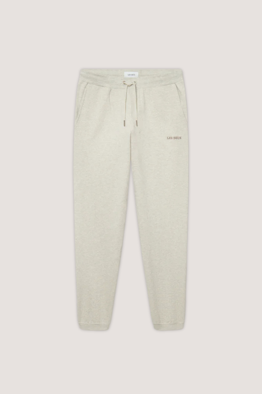 LES DEUX - DEXTER SWEATPANTS - IVORY MELANGE