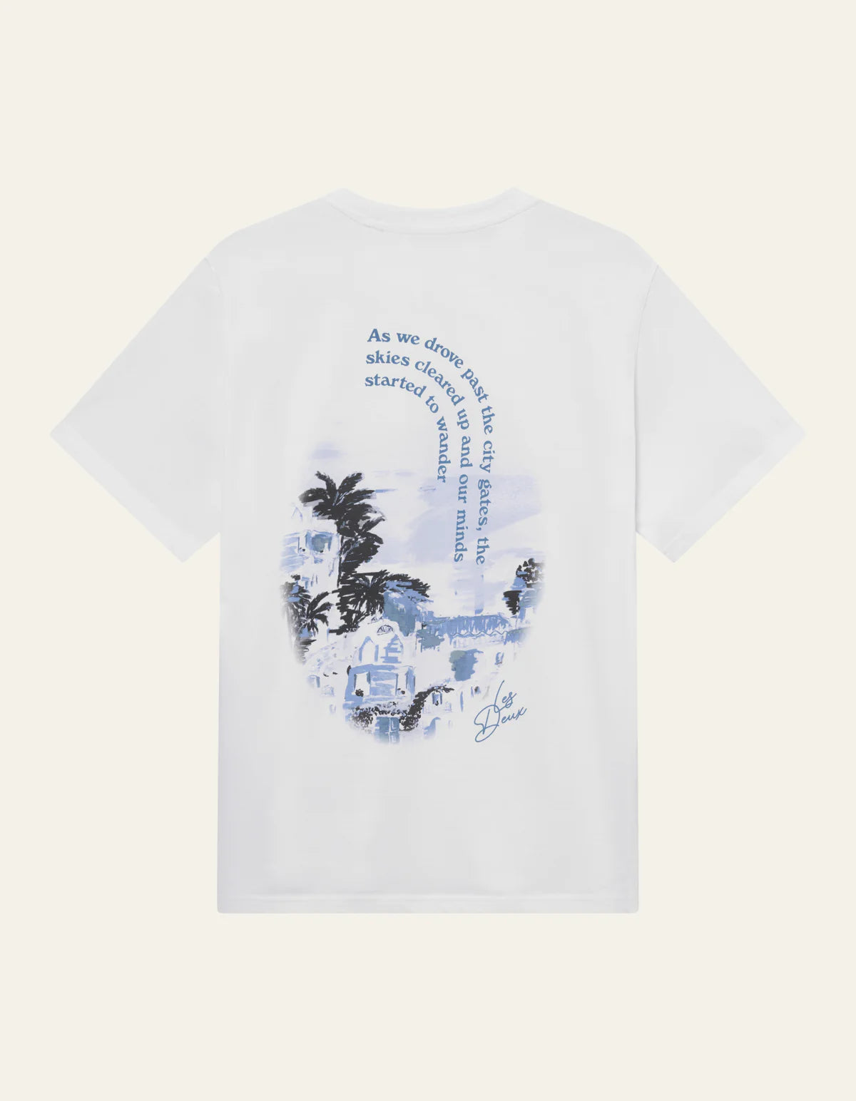 LES DEUX - COASTAL T-SHIRT - WHITE